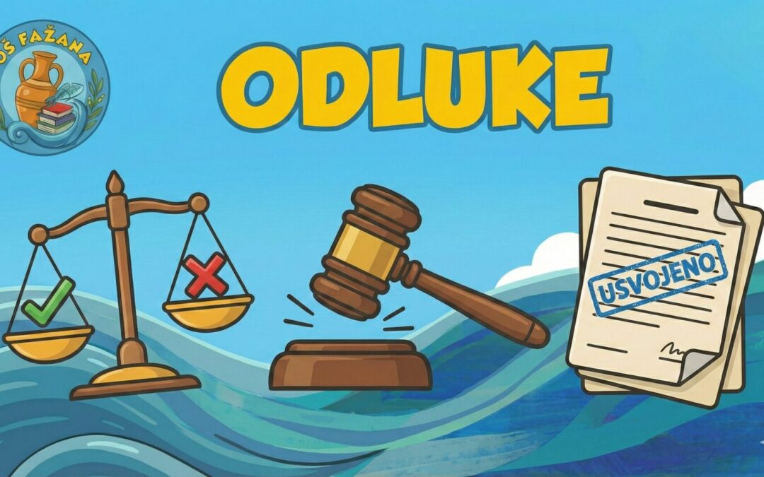 ODLUKA o odabiru davatelja usluga škole u prirodi