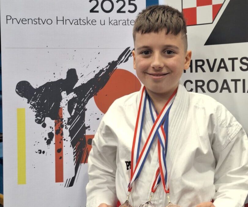 Učenik OŠ Fažana briljirao na državnom karate prvenstvu!