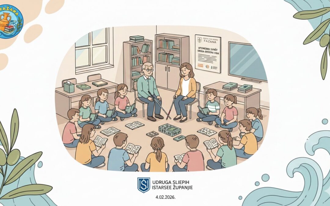 Drugačiji pogled na svijet: Udruga slijepih Istarske županije u našoj školi